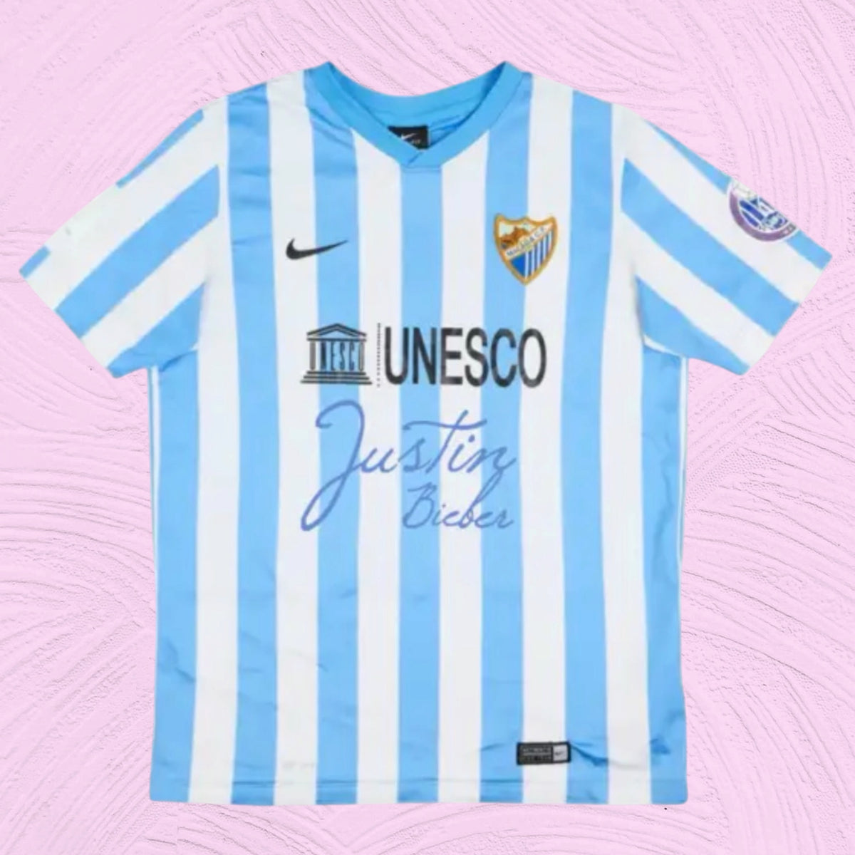 Camiseta Málaga CF x Justin Bieber