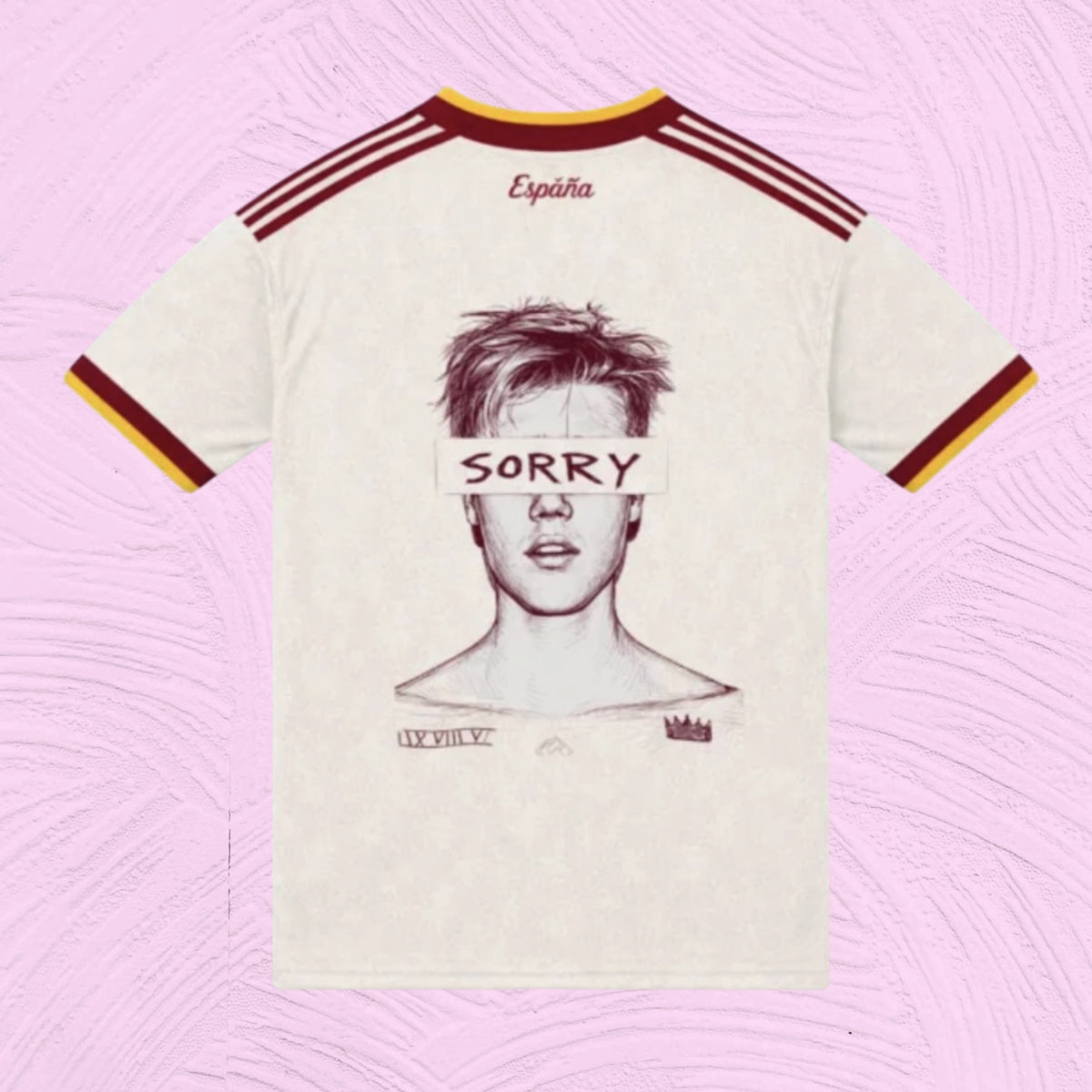 Camiseta España 2 estrellas x Justin Bieber