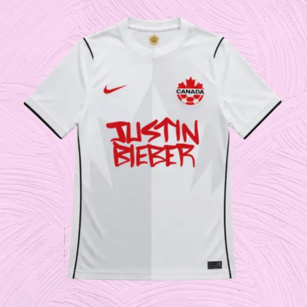 Camiseta Canadá x Justin Bieber