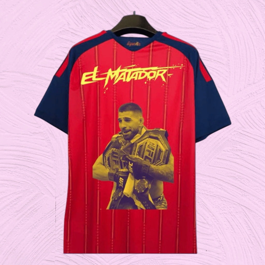 Camiseta España 2 estrellas x Ilia Topuria