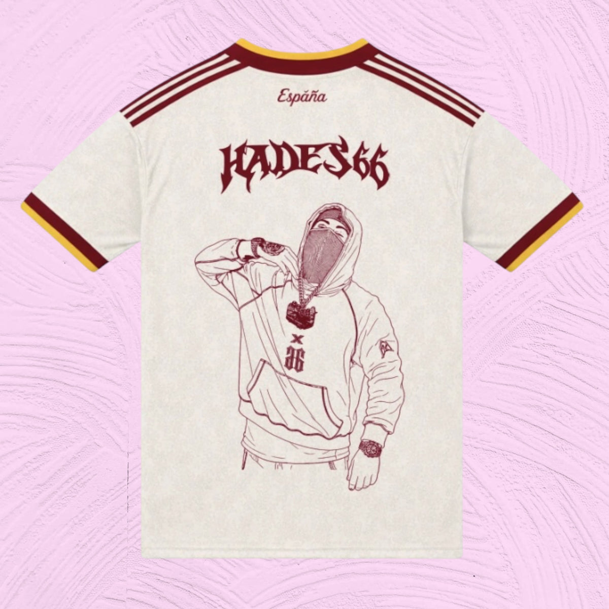 Camiseta España 2 estrellas x Hades 66