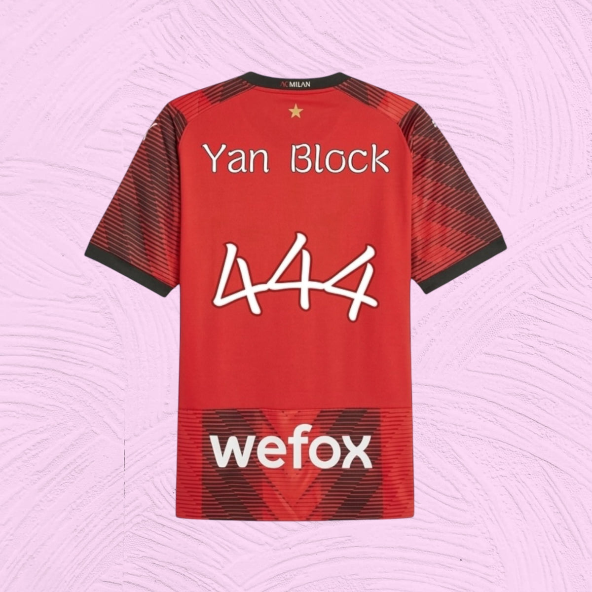 Camiseta Ac Milan x Yan Block