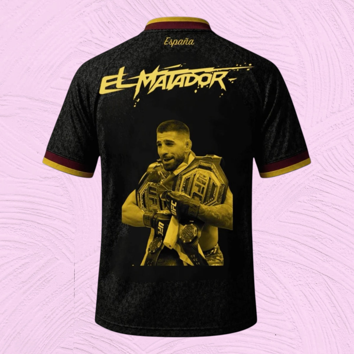 Camiseta España 2 estrellas x Ilia Topuria