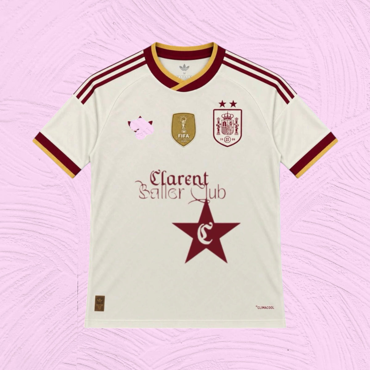 Camiseta España 2 estrellas x Clarent