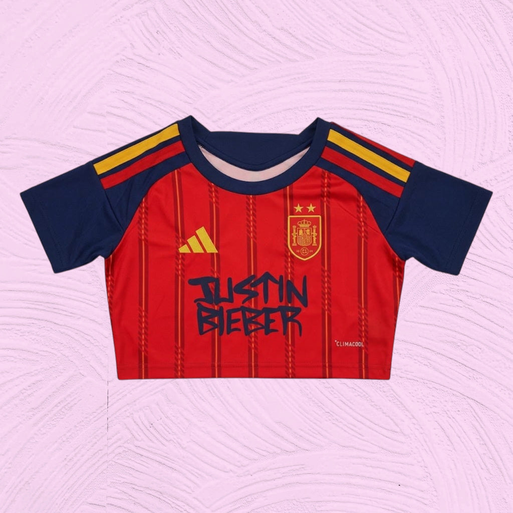 Crop Top España 2 estrellas x Justin Bieber