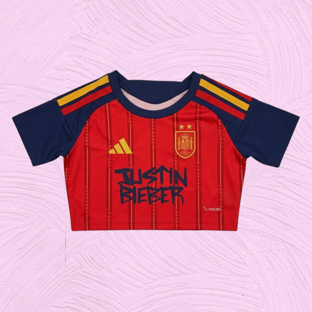Crop Top España 2 estrellas x Justin Bieber