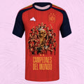 Camiseta España 2 estrellas Campeones 2026