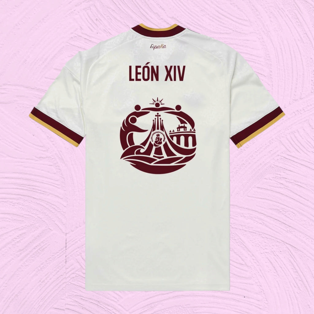 Camiseta España 2 estrellas x Papa León XIV