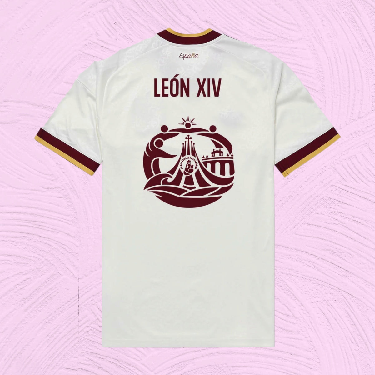 Camiseta España 2 estrellas x Papa León XIV