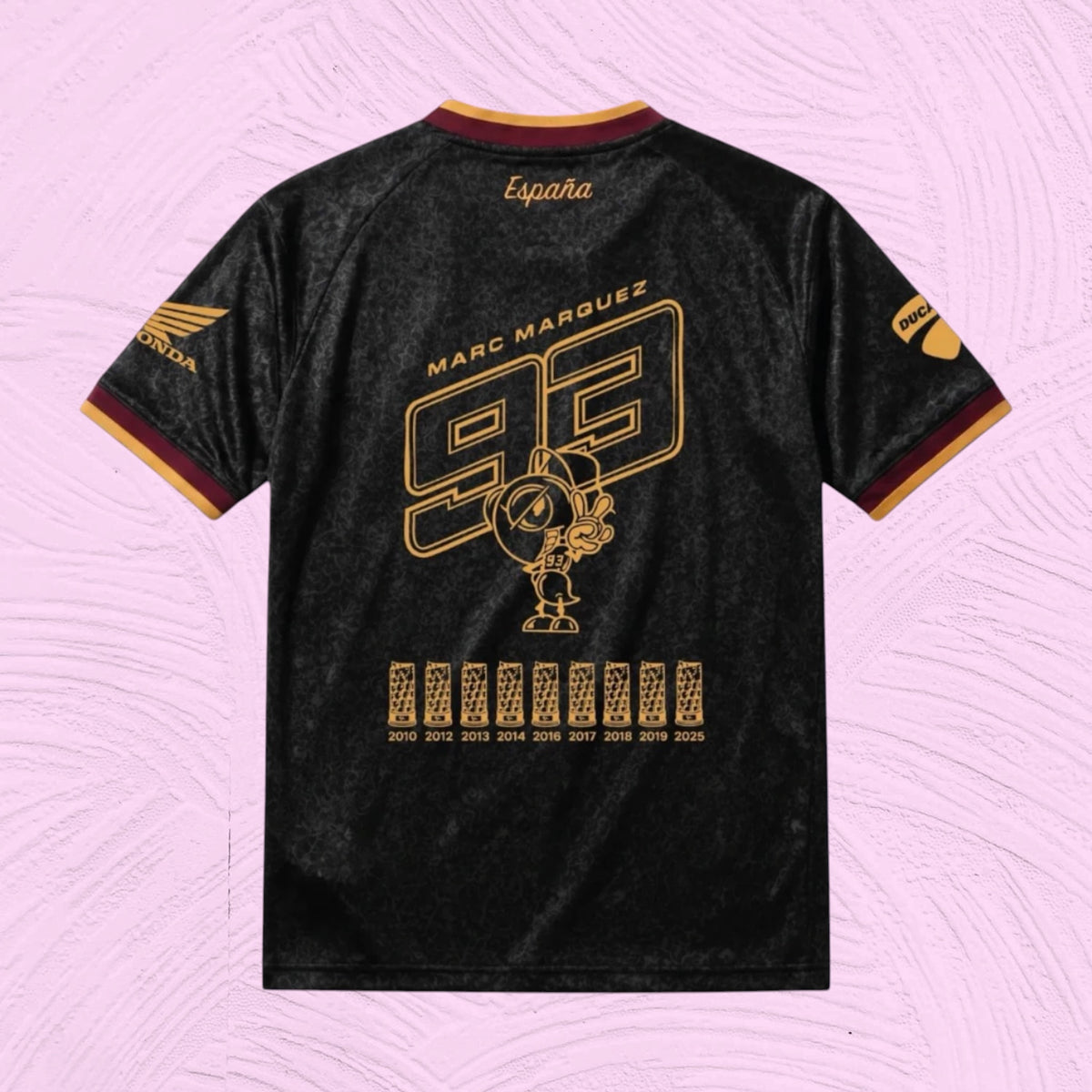 Camiseta España 2 estrellas x Marc Márquez