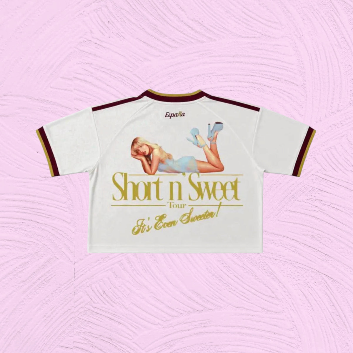 Crop Top España 2 estrellas x Sabrina Carpenter