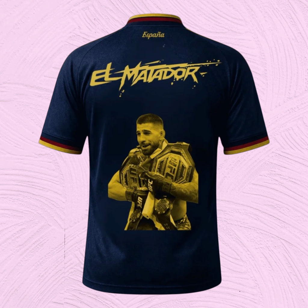 Camiseta España 2 estrellas x Ilia Topuria