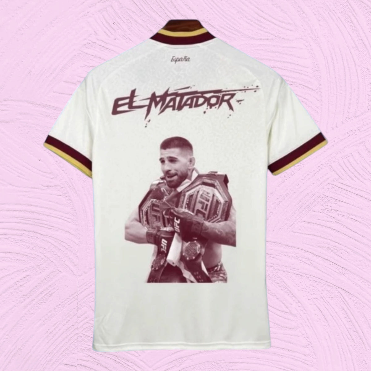 Camiseta España 2 estrellas x Ilia Topuria