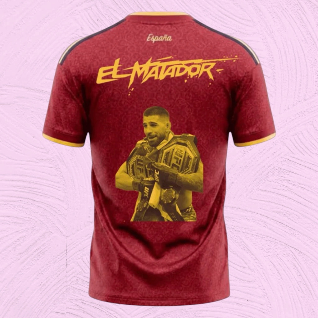 Camiseta España 2 estrellas x Ilia Topuria