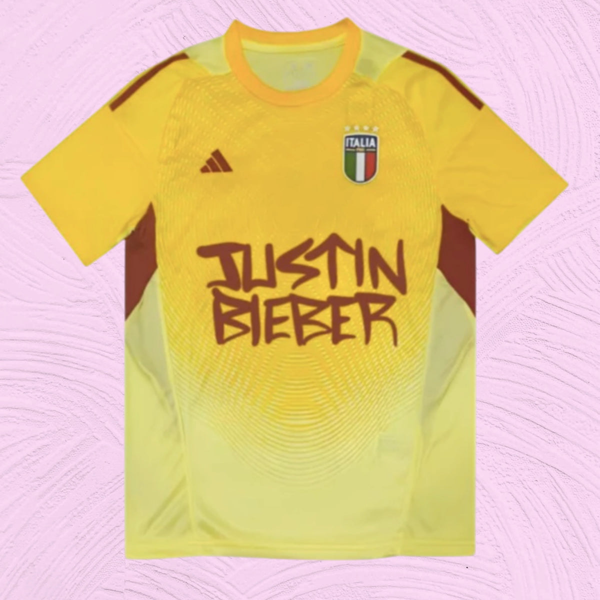 Camiseta Italia x Justin Bieber
